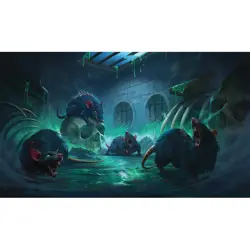 Plague Rats - MTG TCG Playmat and Mouse Pad - Image 1