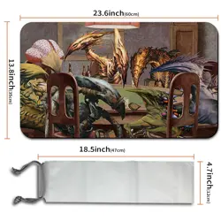SLIVERS-PLAYING-POKER - Board Game MTG Playmat Magic The Gathering Playmat - Image 3