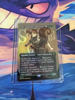 MTG Marvel Super Heroes The Unbeatable Squirrel Girl Borderless 0371 Foil - Image 1