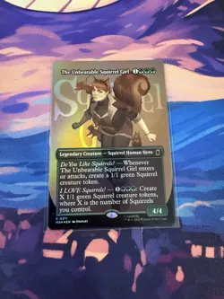 MTG Marvel Super Heroes The Unbeatable Squirrel Girl Borderless 0371 Foil - Image 2