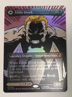 Eddie Brock (0233) (Borderless) Marvel's Spider-Man Foil - Image 1