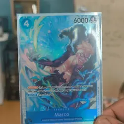 Bandai One Piece Card Game Marco PRB02-008 Special Foil Character 6000 Power - Image 1