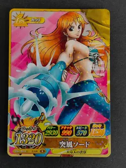 Nami IC4-04 R ONE PIECE Card Game Berry Match One py Japanese BANDAI 2012 eb340 - Image 1