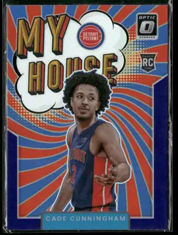 2021-22 Donruss Optic #16 Cade Cunningham My House Holo - Image 1
