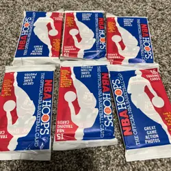 #200 SHOWING ON BACK of 1989-90 NBA Hoops sealed Pack w/ Michael Jordan - 1 pack - Image 3