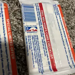 #200 SHOWING ON BACK of 1989-90 NBA Hoops sealed Pack w/ Michael Jordan - 1 pack - Image 5