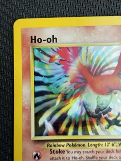 Pokemon TCG Ho-Oh Neo Revelation Holo Card 7/64 Unlimited - Light Play - Image 2