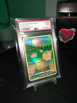 Ditto Gg22/Gg70 Swsh: Crown Zenith: Galarian Gallery Holo PSA 9 - Image 1