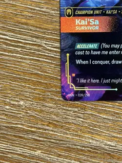 Kai’Sa Survivor 039/298 Riftbound Origins holo foil - Image 5