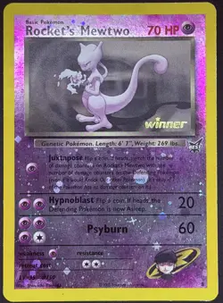 Rocket's Mewtwo - 8 [Winner] 008/009 Best of Reverse Holo. NM/ LP - Image 3