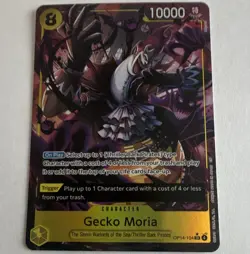 Bandai One Piece Card Game Gecko Moria OP14-104 SR Eng Foil Special P10000 C8 - Image 1