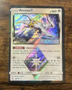 Arceus Prism Star 96/131 Forbidden Light Ultra Rare Holo Pokemon Card - Image 1
