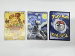 Pokemon Van Gogh Art Collection Set of 18 Cards + Plastic Sleeves Gift - Image 4