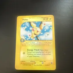 Pokemon Pichu TCG Expedition 22/165 Reverse Holo Holo Rare Card - Image 1
