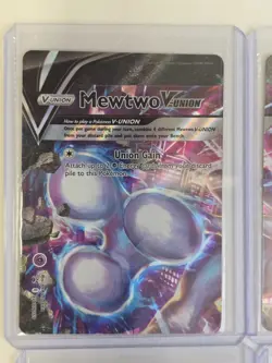 Pokemon TCG Mewtwo V-UNION 4-Card Holo Promo Set SWSH159-162 English - Image 3