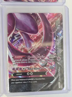 Pokemon TCG Mewtwo V-UNION 4-Card Holo Promo Set SWSH159-162 English - Image 4
