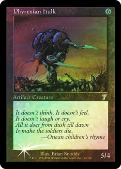 7th Edition MTG FOIL Phyrexian Hulk Magic - Image 1