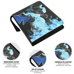 900 Card Pocket Binder 9 Pockets Trading Cards Album Folder - Super Charizard X - Image 4
