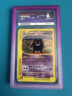 Pokemon Gengar TCG Expedition Base Set Holo Card 13/165 Ace 6 - Image 1