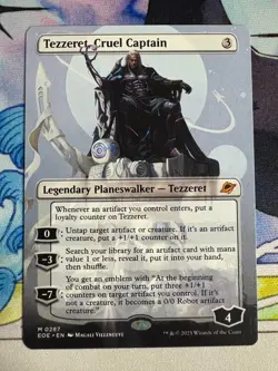 2025 MTG Edge Of Eternities Tezzret Cruel Captain Borderless #287 - Image 1