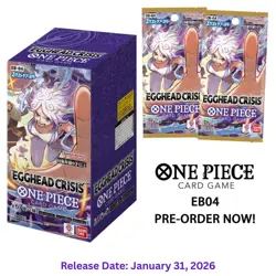 [IN STOCK] Sealed ONE PIECE Card Game EB-04 Egghead Crisis Booster Box Japanese - Image 3