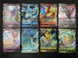 Pokemon TCG Chinese Card 8 PCS Eevee Nine Colors Gathering - Friend RR Foil NM - Image 1