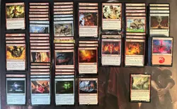 MtG Custom Commander / EDH Mono Red Control - Etali, Primal Storm - Bracket 2 - Image 2