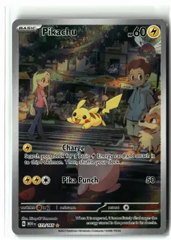 2023 Pikachu ⭐ 173/165 Illustration Rare 151 Pokemon NM - Image 1