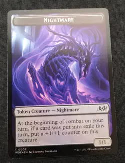 Nightmare / Food Token - Foil - WOE - NM Unplayed - EN - 0006 / 0010 - Image 1