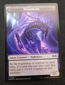 Nightmare / Food Token - Foil - WOE - NM Unplayed - EN - 0006 / 0012 - Image 1