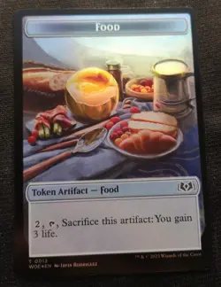 Nightmare / Food Token - Foil - WOE - NM Unplayed - EN - 0006 / 0012 - Image 2