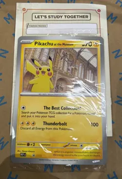 Pokemon Pikachu at the Museum Natural History Museum Promo ✅ BRAND NEW - Image 2