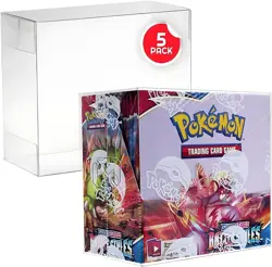 Pokemon Booster Box Plastic Protective Protector Case All Modern Sets 5PCS - Image 2