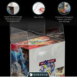 Plastic Pokemon Booster Box Case Protectors (x10) 0.5mm Thick Displays 10 PACK - Image 3