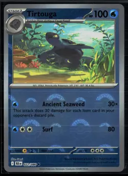 Tirtouga 022/086 Black Bolt Uncommon Pokemon Pokeball - Image 1