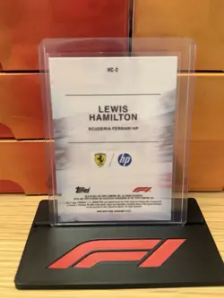 Topps F1 Chrome 2025 Lewis Hamilton Helmet Collection HC-2 Scuderia Ferrari Card - Image 2
