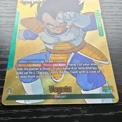 Dragon Ball Super Vegeta Leader FB04-051 Sb01 Fusion World Manga GOLD - Image 2