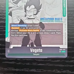 Dragon Ball Super Vegeta Leader FB04-051 Sb01 Fusion World Manga GOLD - Image 5