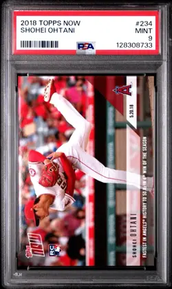 Shohei Ohtani RC 2018 Topps Now #234 PSA 9 Los Angeles Angels - Image 1