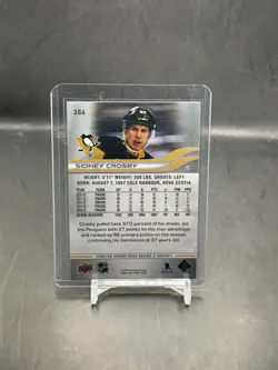 2025-26 Upper Deck Series Two Sidney Crosby High Gloss Base /10 #386 - Image 2