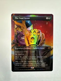 The Soul Stone (Borderless) Marvel's Spider-Man Foil M 0243 Gauntlet NM - Image 1