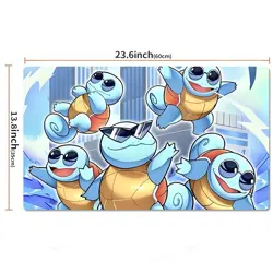 Squirtle Board Gamecartoon Playmat TCG CCG Trading Card Game Play Mat Mousepad - Image 2