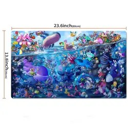 Board Game Watercartoon Table Playmat PTCG TCG CCG Pad Trading Card Games Mat - Image 2
