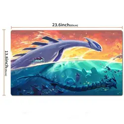 Lugia Board Gamecartoon Table Playmat Card Play Mat TCG CCG Pad Mousepad - Image 2