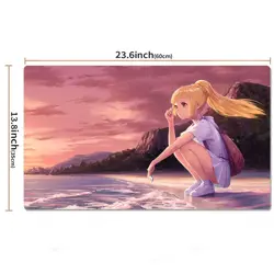 Lilliecartoon Table Playmat PTCG TCG CCG Game Play Pad Trading Card Games Mat - Image 2