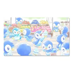 Piplup Board Gamecartoon Table Playmat Card Playing Mat TCG CCG Pad Mousepad - Image 1