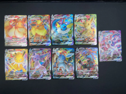 Pokemon Chinese Gem Pack Vol.2 Eeveelution VMAX Complete 9-Card Set 3-Star CN - Image 1