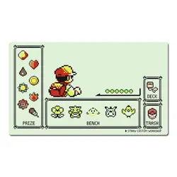 Pixel Graph Series 8 Board Gamecartoon Table Playmat Card Play Mat TCG CCG Pad - Image 1