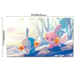 Mudkip Woopercartoon Table Playmat PTCG TCG CCG Play Pad Trading Card Game Mat - Image 2