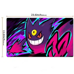 Mega Gengar Board Gamecartoon Playmat PTCG TCG CCG Pad Trading Card Games Mat - Image 2